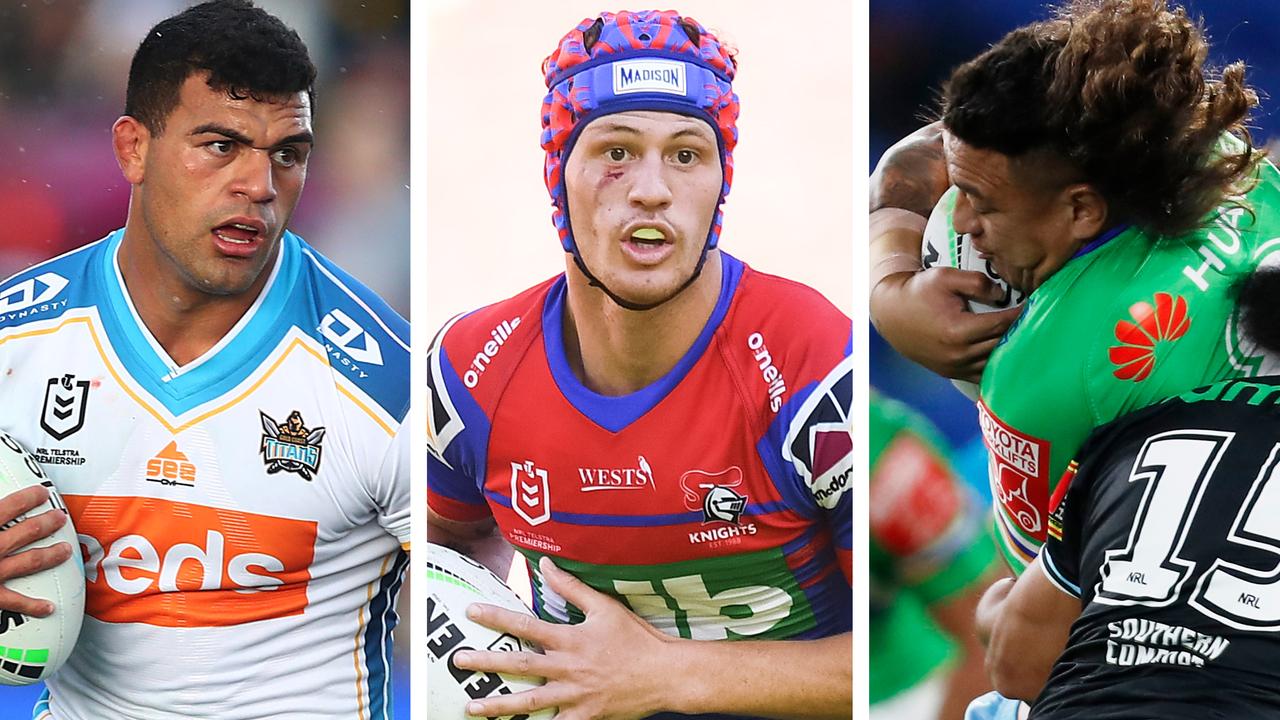 David Fifita, Kalyn Ponga and Josh Papalii.