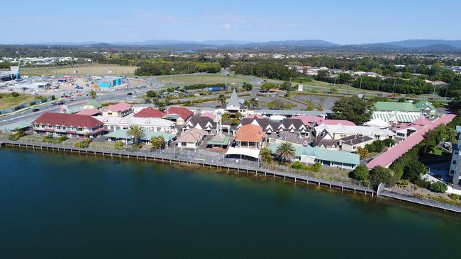 Village Square, a failed marketplace at Hope Island. Picture Glenn Hampson