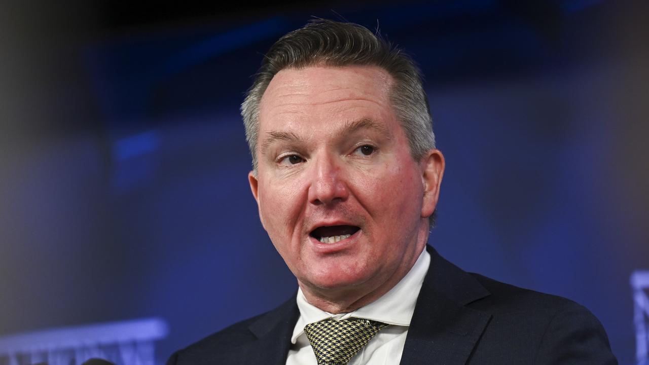 Energy Minister Chris Bowen defended renewables as providing cheaper power. Picture: NewsWire / Martin Ollman