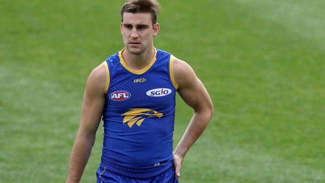 Elliot Yeo has been one of the Eagles who hasn’t adapted well to hub life in Queensland.