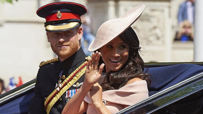 It has since been revealed Prince Harry agreed to his explosive interview with Oprah Winfrey after losing his military titles. Picture: AFP.