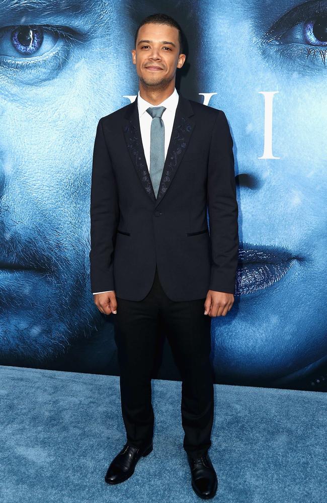 Jacob Anderson attends the premiere of HBO’s “Game Of Thrones” season 7 at Walt Disney Concert Hall on July 12, 2017 in Los Angeles, California. Picture: AFP