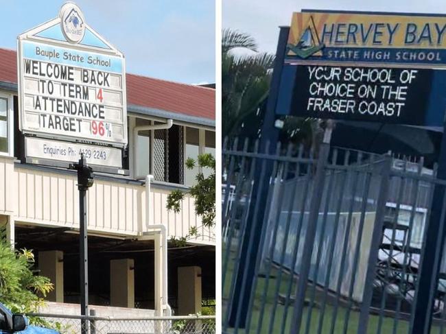 Bauple State School and Hervey Bay State High School are among the most improved NAPLAN schools on the Fraser Coast.