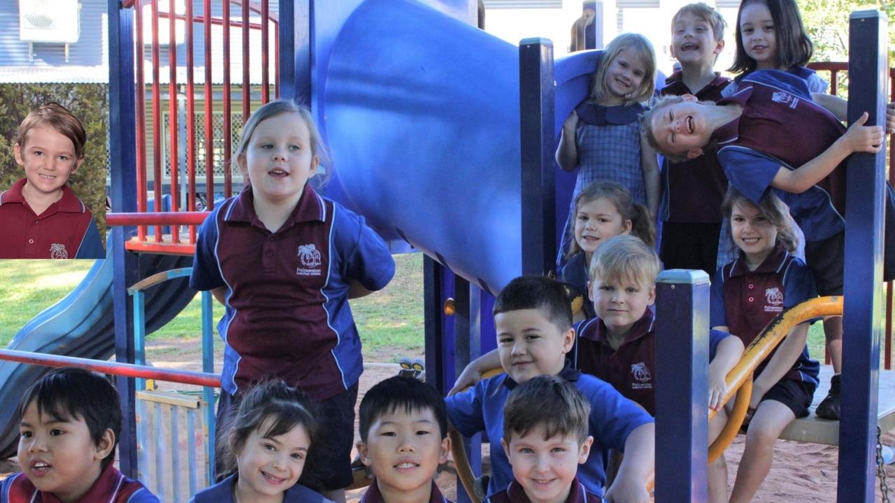 PALMERSTON CHRISTIAN COLLEGE Transition S TOP SECTION (L-R): Ruby Sabadina, Otis March, Alexandria Deveril, Leo Gear, Emma Nowland, Lily May. MIDDLE (L-R): Hunter Gibson, Isabelle McWilliam, Etuale Salzmann. LOW (L-R): Ethan Alinsug, Sophie Bromley, Maxwell Harris, Marcus Evans. Absent: Luka Poole. Picture: Shiane Hawke