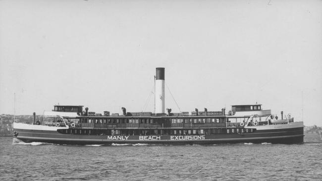 A photo of the Baragoola in her heyday. Photo Northern Beaches Library