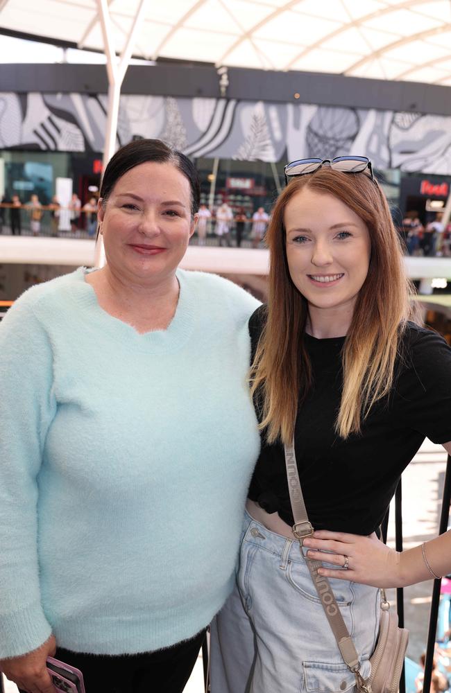 Ally Neven and Isabella Elvidge at Pacific Fair Beauty Weekend with Anna Paul. Picture, Portia Large.
