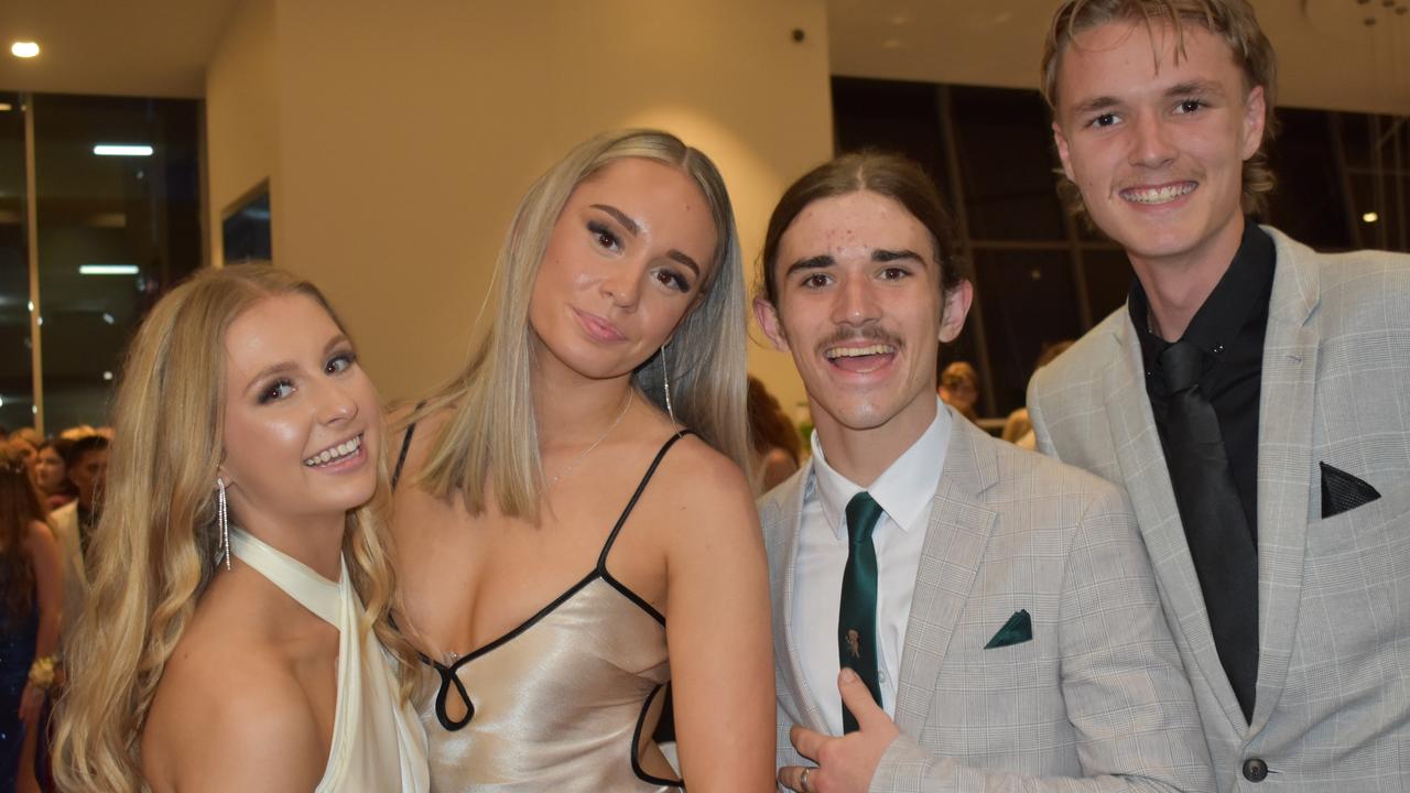 Maroochydore State High seniors walk into their 2022 formal.