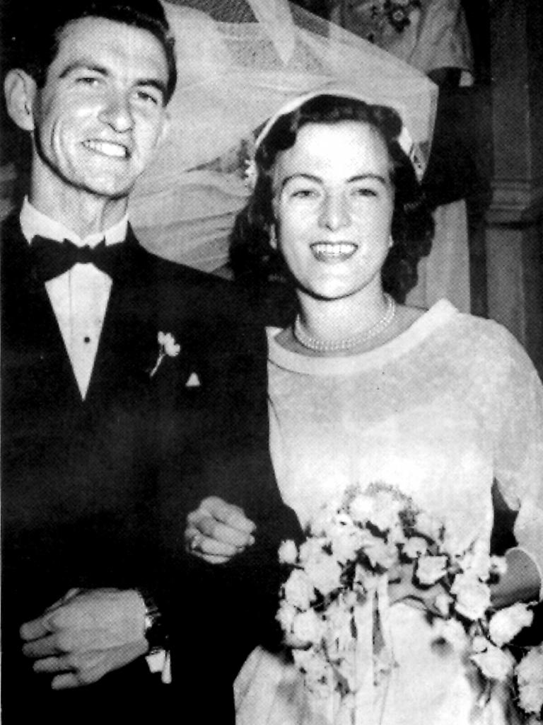 Bob and Hazel Hawke on their wedding day in 1956.