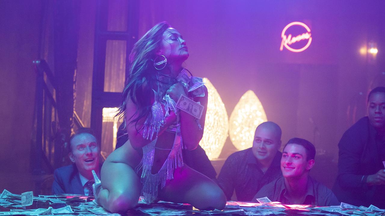 Jennifer Lopez in a scene from the movie Hustlers. Picture: Roadshow Films