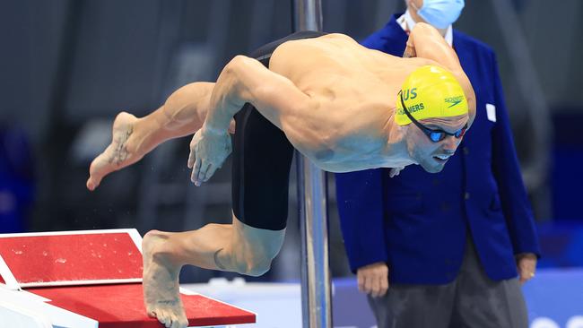 Australian swimming stars including Kyle Chalmers were set to boycott the short-course world championships if they went ahead in Russia. Picture: Adam Head