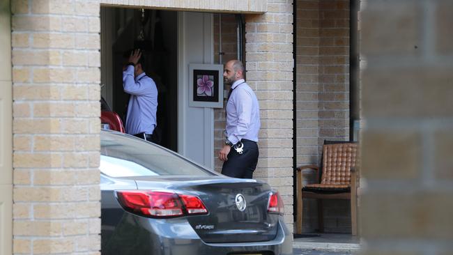 Police have executed a search warrant. Picture: David Swift.