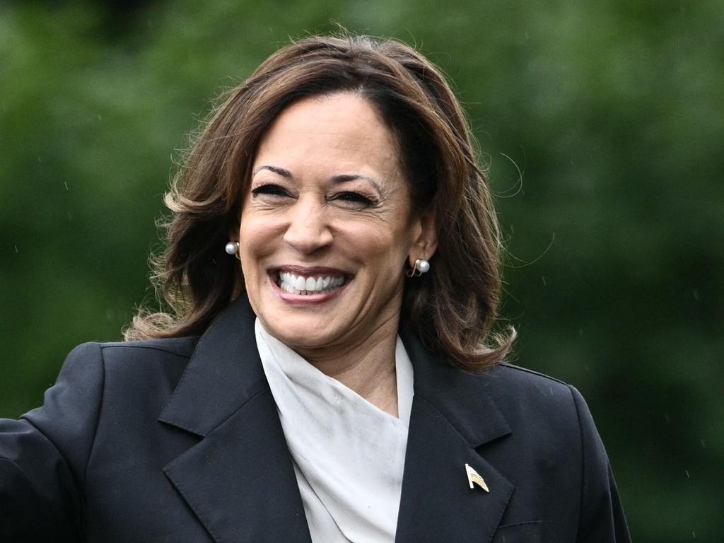 Ms Harris has raked in a whopping $US81m in donations ($A122m) in the 24 hours after announcing her White House run. Picture: AFP