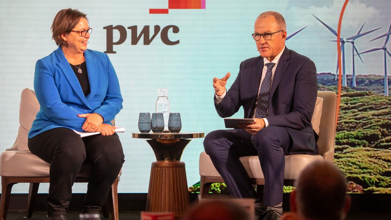 Former PwC Australia CEO Tom Seymour, right, will retire from the partnership at the end of September.