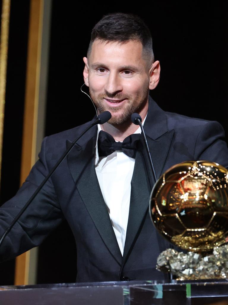 Lionel Messi wins the Ballon D'Or again. Photo by Pascal Le Segretain/Getty Images.