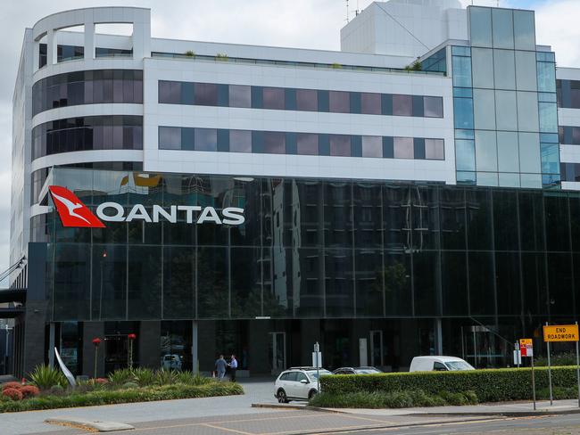 Qantas HQ in Mascot, today. QANTAS has opened up the site of their HQ to the highest bid from a state government. Picture: Justin Lloyd