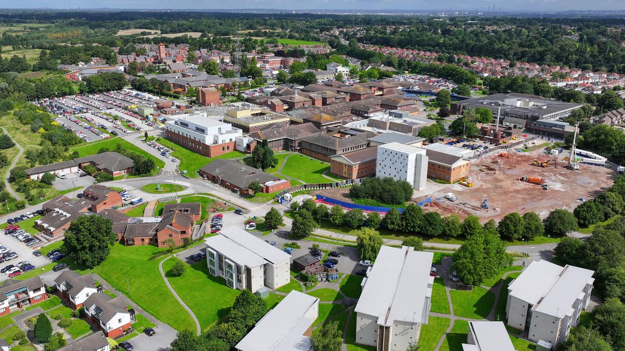 The Countess of Chester Hospital where Lucy Letby murdered seven babies. Picture: Christopher Furlong/Getty Images