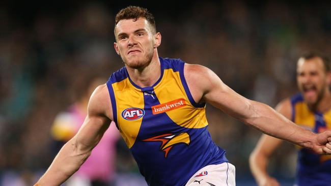 Shuey made no mistake after the siren. Picture: Getty Images