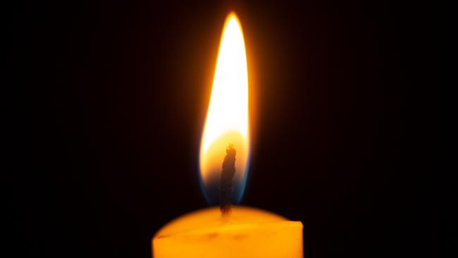 ANZAC 2020 APP launch. Generic picture of a candle as part of ANZAC promotion for the launch of a new app.