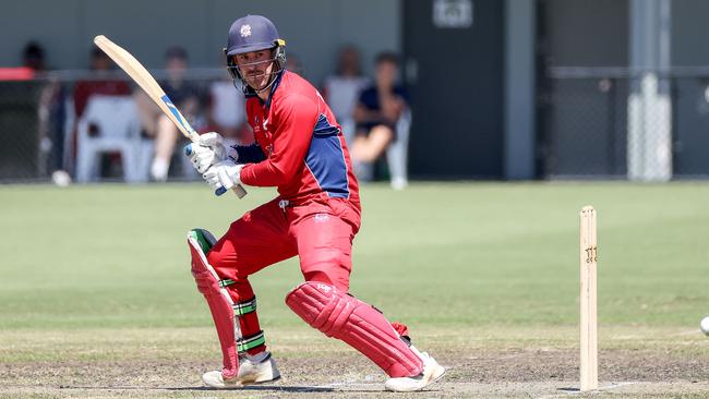 Ballarat’s Blake Thomson is one of Premier Cricket’s best players. Picture: George Salpigtidis