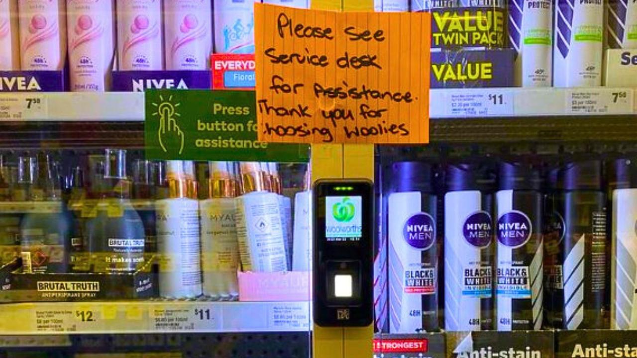 Retailers across the country have been forced to lock away spray-on deodorants after teens were buying them to sniff. Picture: Cairns Post