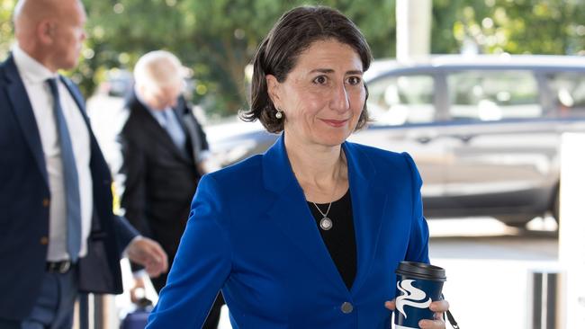 NSW Premier Gladys Berejiklian arrives for the Council of Australian Governments (COAG) meeting in Cairns, on Friday. Picture: AAP