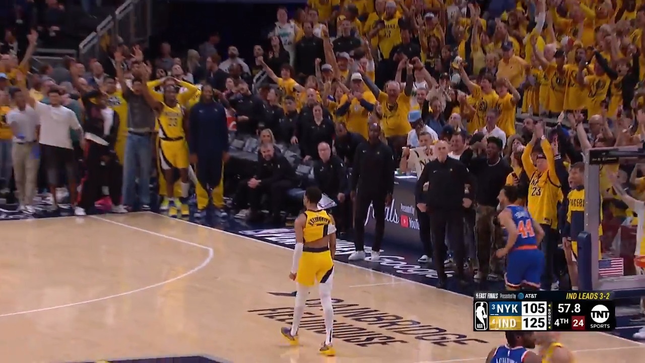The Indiana Pacers are going to the NBA finals