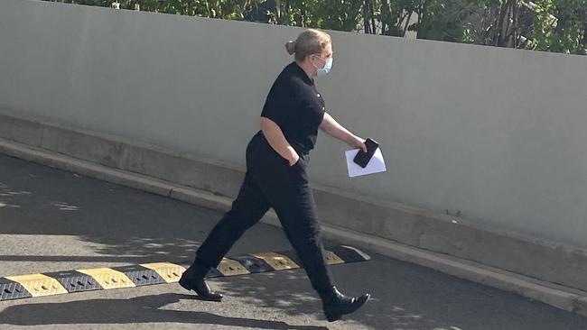 Morgan Elizabeth Lyons appeared in the Townsville Magistrates Court on Wednesday after she was charged with using a restricted computer without consent.