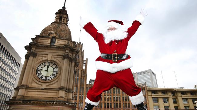 The Melbourne Christmas Festival including Santa is being planned. Picture: David Caird