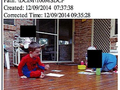 Photographs of William Tyrrell taken on the camera of his female foster carer. Released by the coroner