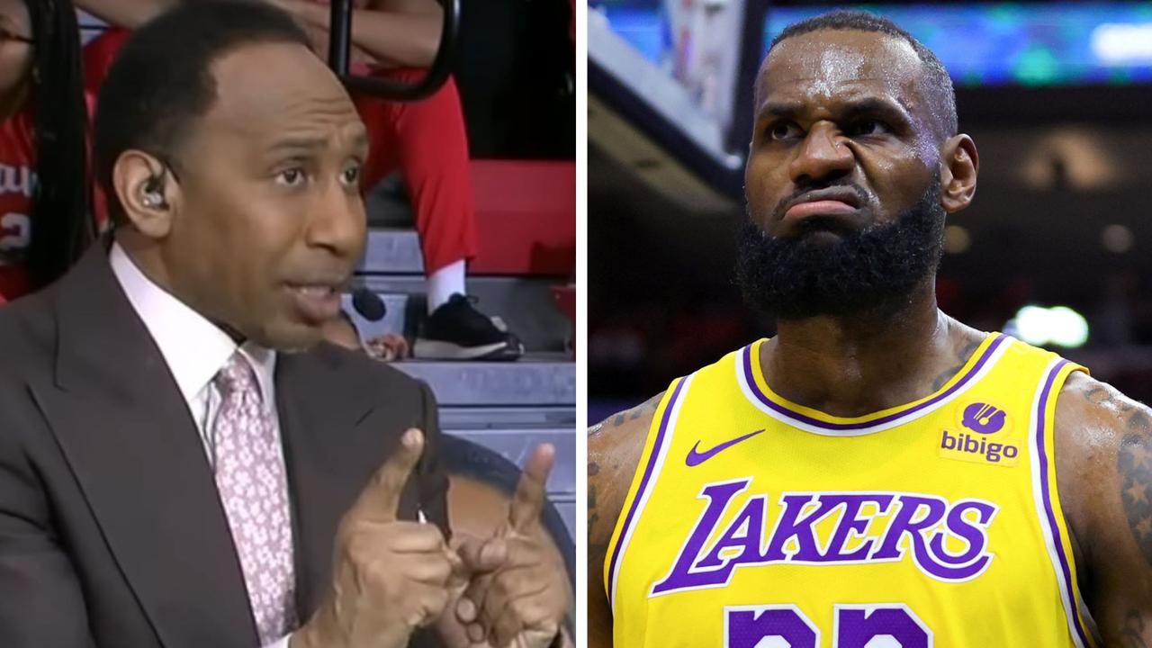 Stephen A. Smith has unloaded on LeBron. Photo: YouTube and Getty Images