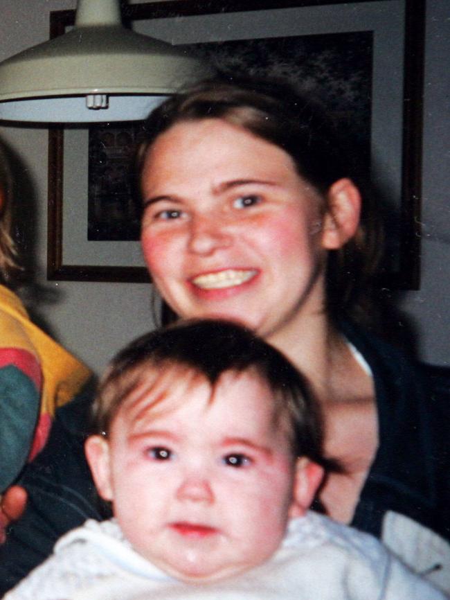 Beanca and with her mother Rebecca Haliday.