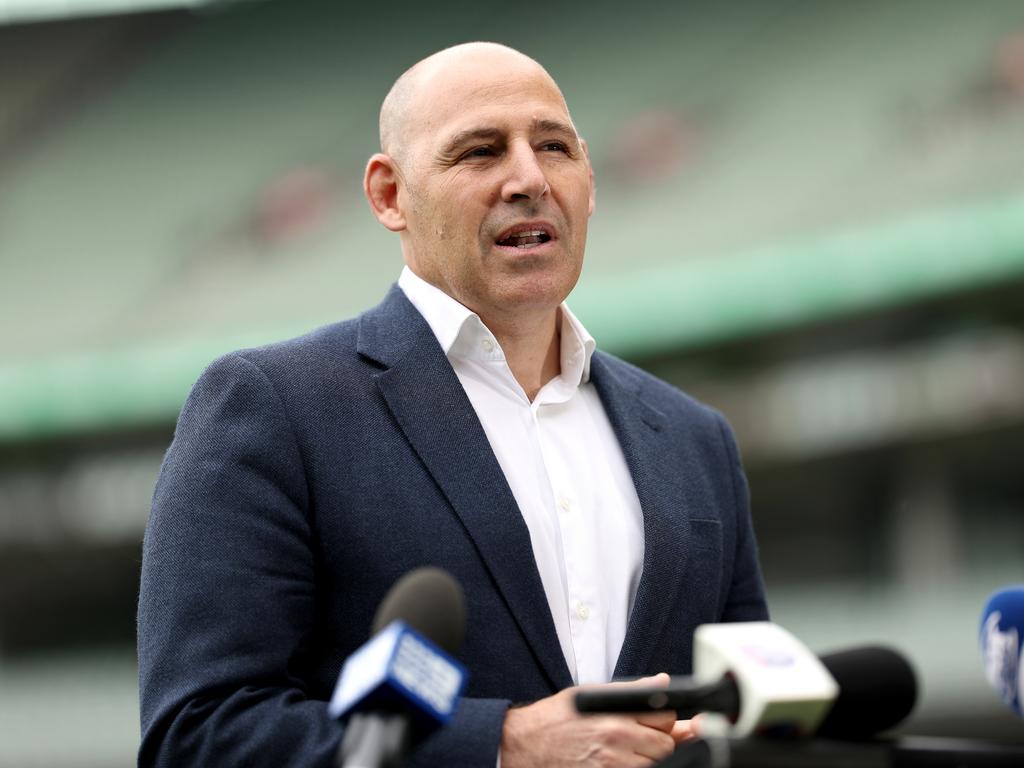 Cricket Australia CEO Nick Hockley has backed the national body’s policy over transgender athletes. Picture: Jonathan DiMaggio/Getty Images.