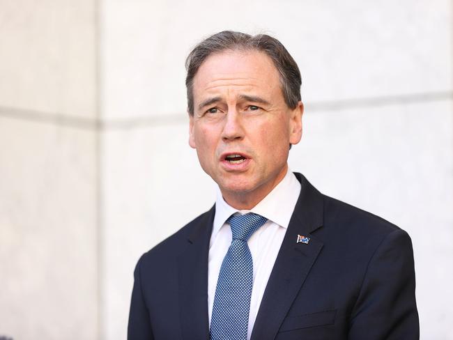 Greg Hunt did not take a meeting with Pfizer for two months. Picture: NCA NewsWire / Gary Ramage