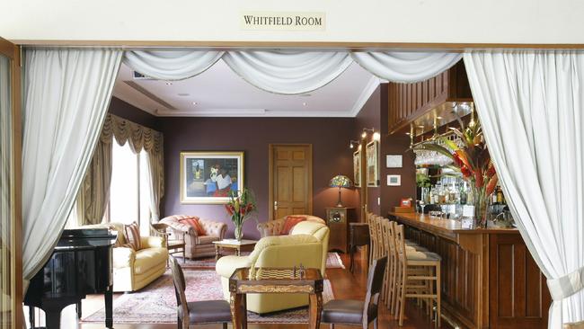 TCP News 18/01/2007. Architectural studies of WHITFIELD HOUSE. The rich and famous can pay up to $6000 per night to stay there. Pictured MacDonnell Suite