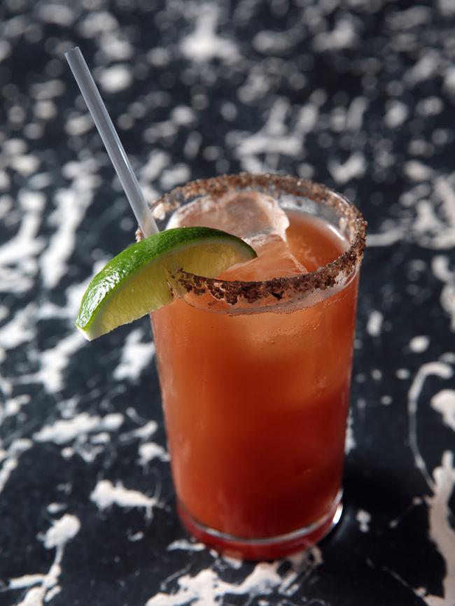 Wattle Cola and Watermelon mocktail. Picture: John Fotiadis