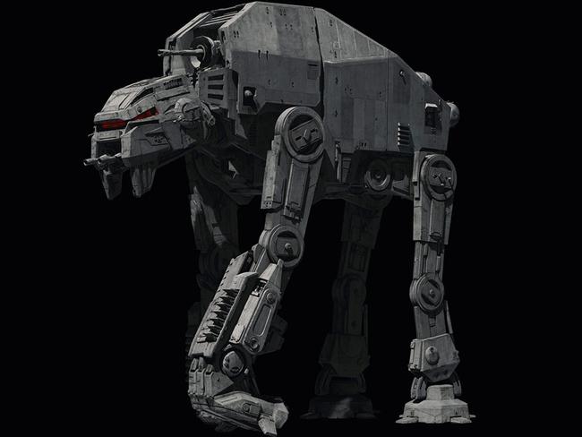 The latest incarnation of the Walker, the First Order’s AT-M6, includes many modifications over the Imperial original.