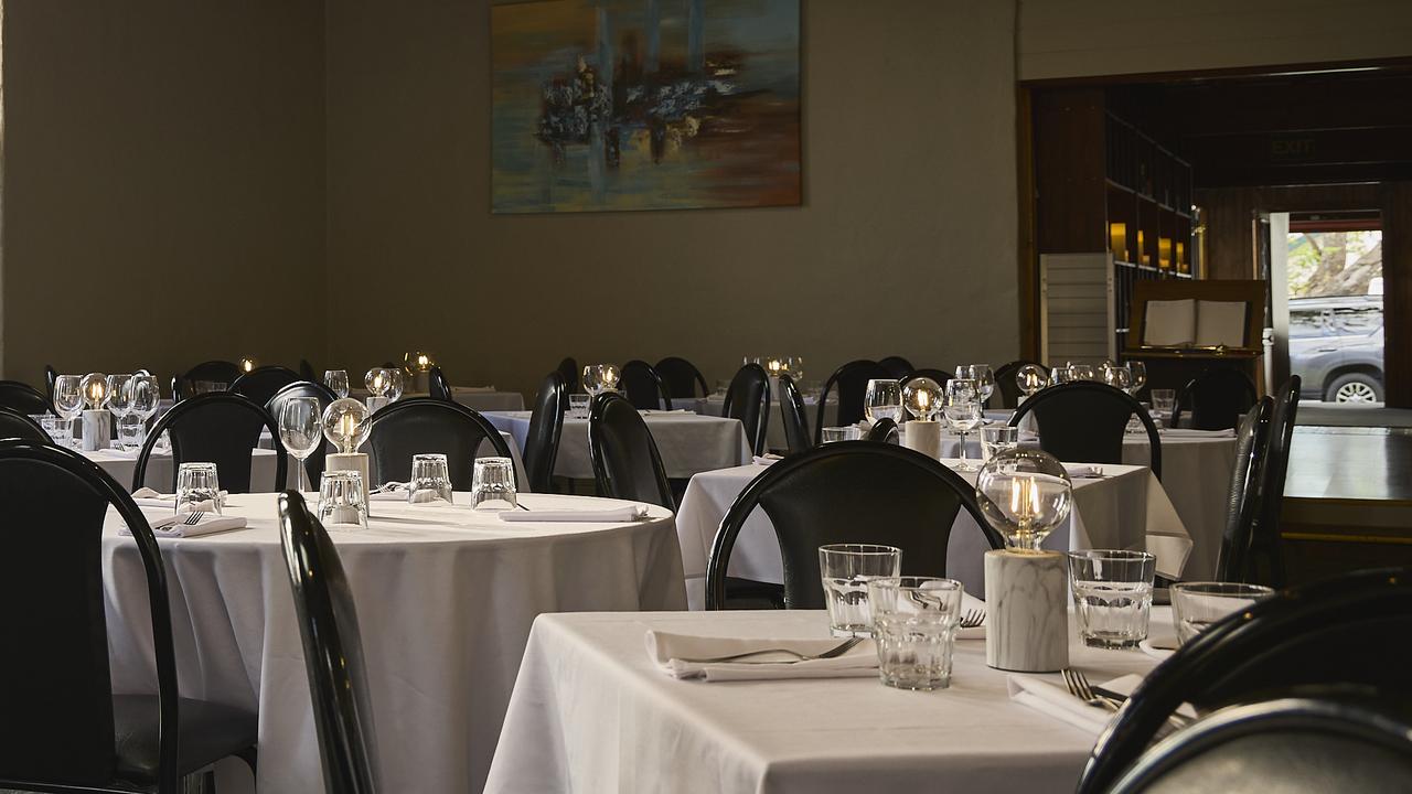 Table settings inside Fire and Vine in Glenunga. Picture: Matt Loxton