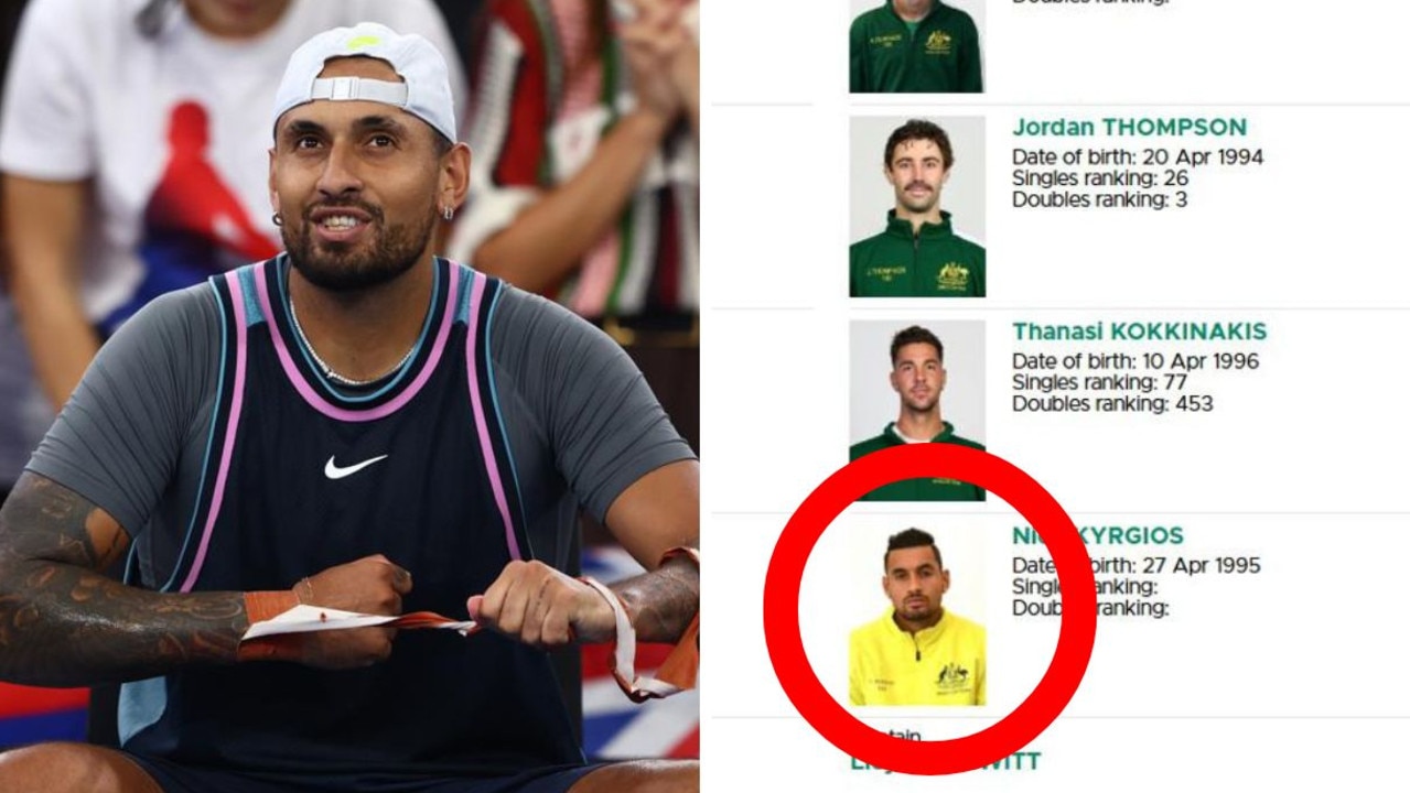 Nick Kyrgios is in the mix for a Davis Cup return.