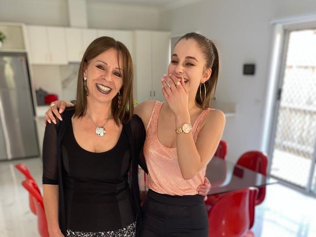 Aggie Di Mauro with her daughter Celeste.