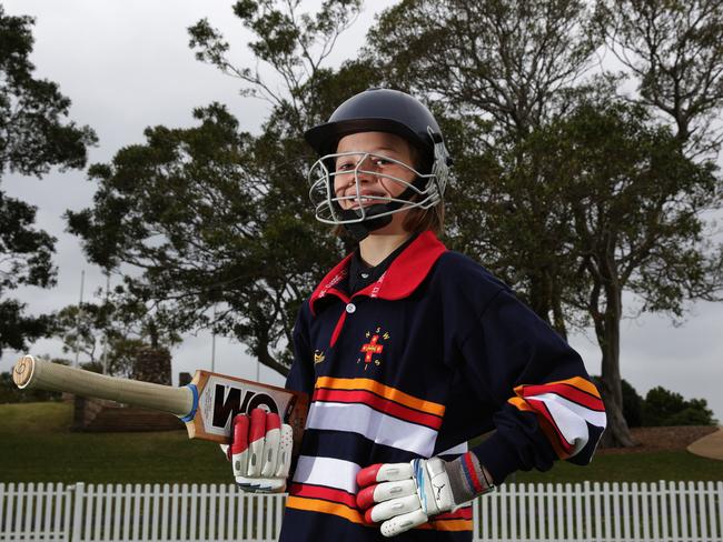 Cricketer and Junior Sports Star nominee Chloe Brunker. Picture: Virginia Young