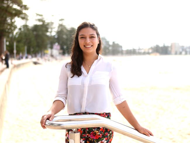 Hopeful Greens candidate for Mike Baird’s seat Clara Williams Roldan. Picture: Rohan Kelly.