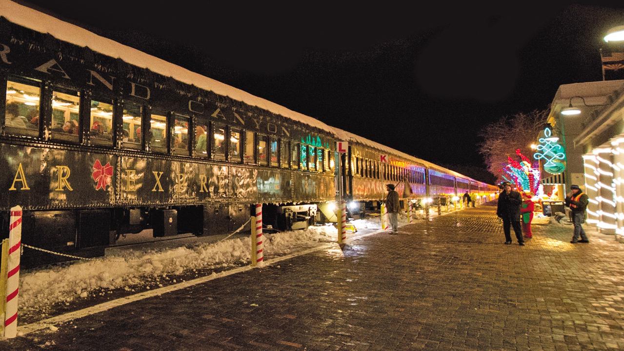 Polar Express train ride Flagstaff, Arizona