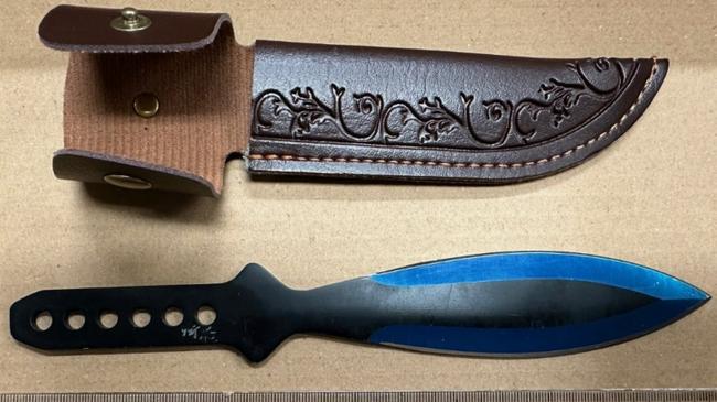 One of the weapons seized from youth offenders by NSW Police. Picture: Supplied