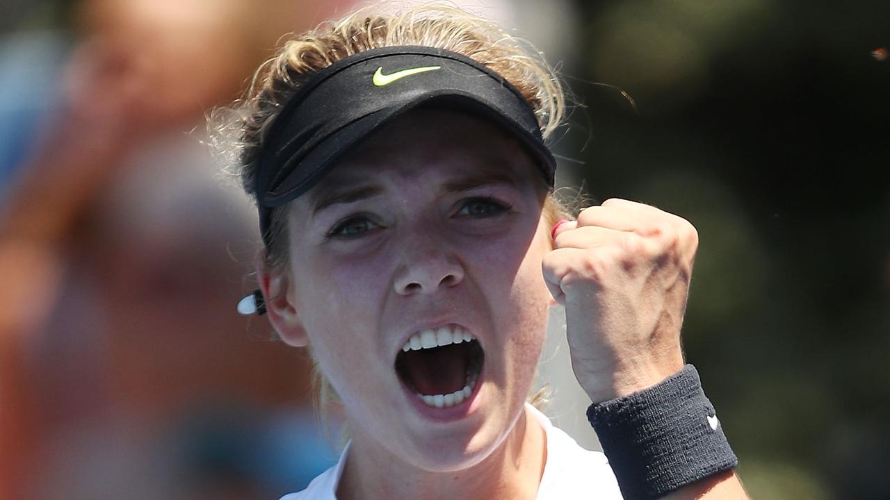 Katie Boulter won the first ever tiebreak to 10 points at the Australian Open. (Photo by Julian Finney/Getty Images)