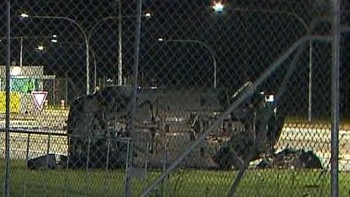 The car involved in the fatal Edinburgh RAAF fatal crash. Picture 7 NEWS