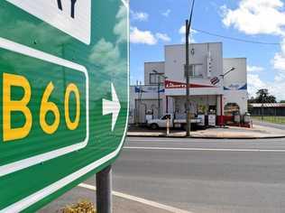 The Liberty service station on Centre St in Casino where the armed robbery is alleged to have occurred. Picture: Hamish Broome