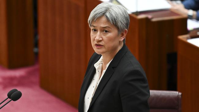 Foreign Minister Penny Wong. Picture: NewsWire / Martin Ollman