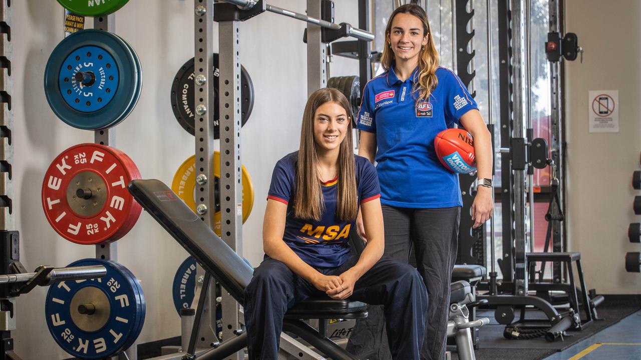 Victoria University is hosting a seminar on the benefits of women and girls playing sport. Picture: Jake Nowakowski