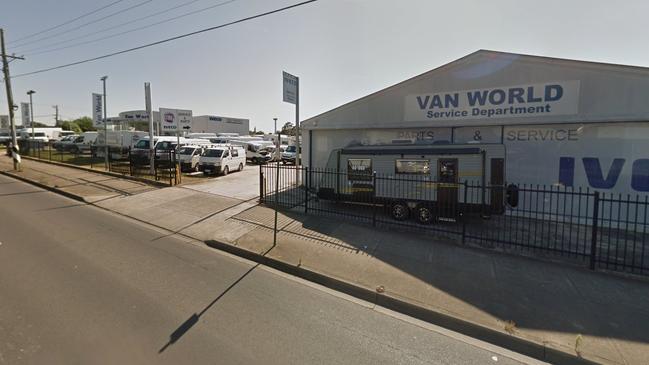 Van World currently occupies the site of a potential Kaufland. Picture: Google Maps