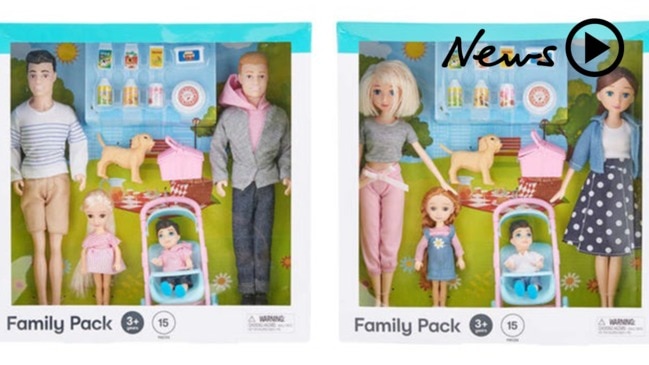 Kmart includes same-sex couples in their family doll sets